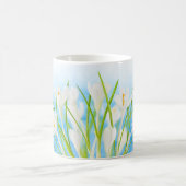 Springtime (weiße Kreuze) Kaffeetasse (Mittel)
