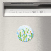Springtime (weiße Kreuze) Magnet (In Situ (Geschirrspüler))