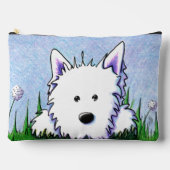 Springtime Westie Zubehörtasche (Vorderseite)