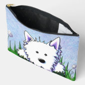 Springtime Westie Zubehörtasche (Offen)