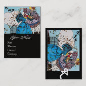 SPRINGVÖGEL / SCHÖNHEIT SCHÖNE KOSTENENTWICKLUNG VISITENKARTE (Vorne/Hinten)