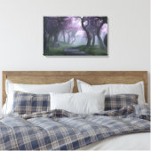 Springwalk Canvas Print Leinwanddruck (Insitu (Schlafzimmer))