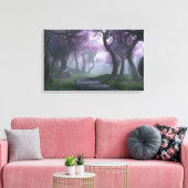 Springwalk Canvas Print Leinwanddruck (Insitu (Wohnzimmer))