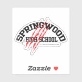 Springwood Highschool Aufkleber (Blatt)