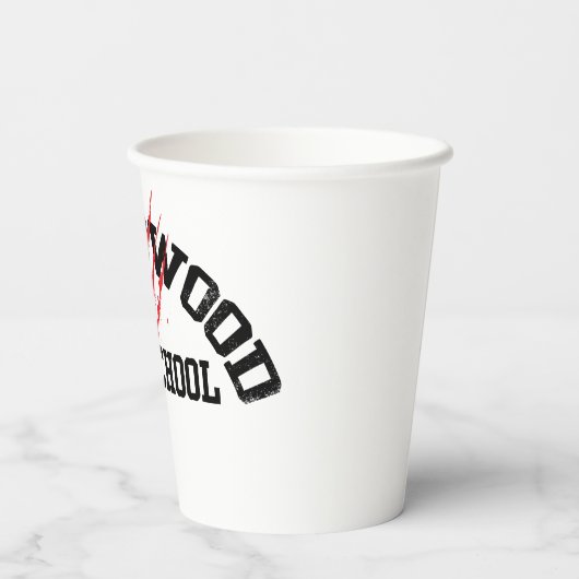 Springwood Highschool Pappbecher (Rückseite)