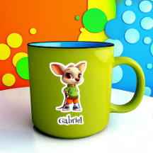 Springy Roo Personalisiert Vinyl Sticker