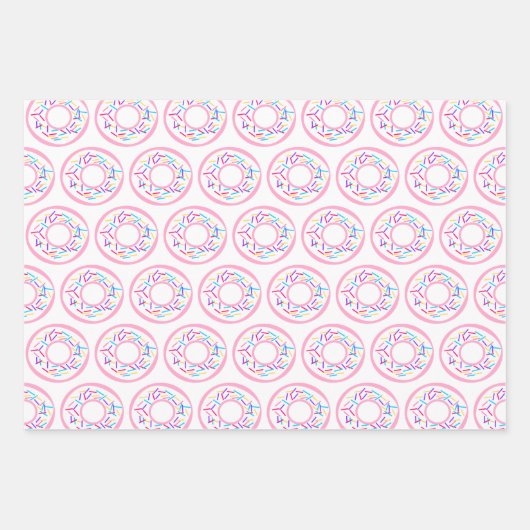 Sprinkende Geschenkpapier Set (Vorderseite)