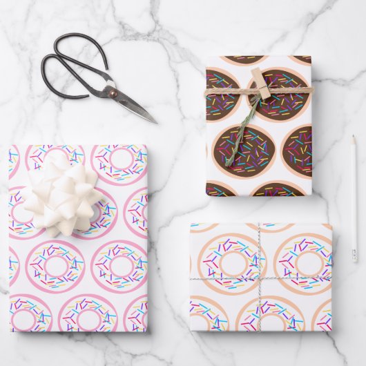 Sprinkende Geschenkpapier Set (Vorderseite)