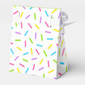 Sprinkfarben und grüne Leckerei Gefälligkeitsboxen Geschenkschachtel (Rückseite)