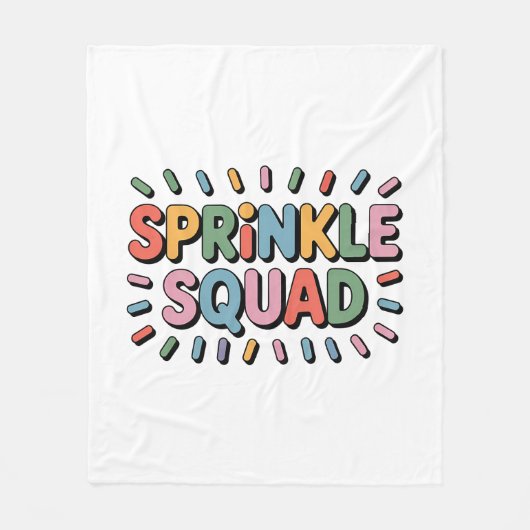 Sprinkkplatz | Baby Sprinkle Fleecedecke (Vorderseite)