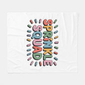 Sprinkkplatz | Baby Sprinkle Fleecedecke (Vorderseite (Horizontal))