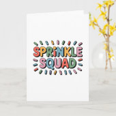 Sprinkkplatz | Baby Sprinkle Karte (Gelbe Blume)