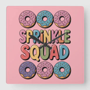 Sprinkkplatz   Baby Sprinkle Quadratische Wanduhr