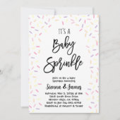 Sprinkle Baby Dusche Einladung (Vorderseite)