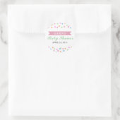 Sprinkle Baby Shower Aufkleber (Tasche)