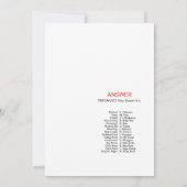 Sprinkle Babydusche - bestellbarer Name, 12x18 Einladung (Rückseite)