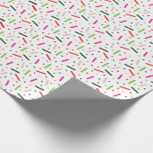 Sprinkle Confetti Holiday Wrapping Paper Geschenkpapier (Ecke)
