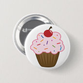 Sprinkle Cupcake Button (Vorne & Hinten)