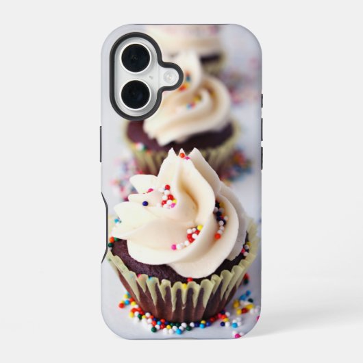 Sprinkle Cupcakes iPhone 16 Hülle (Rückseite)