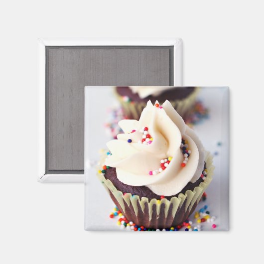 Sprinkle Cupcakes Magnet (Vorderseite/Rückseite)