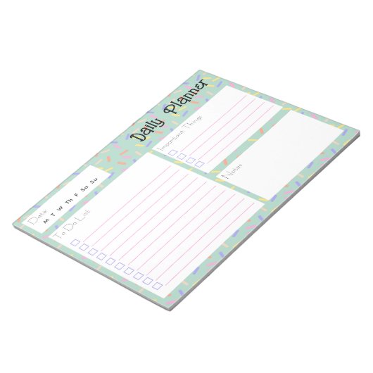 Sprinkle Daily Planner Notepad Notizblock (angewinkelt)