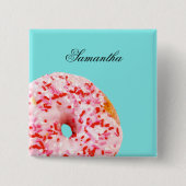 Sprinkle Donut Button (Vorderseite)
