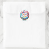 Sprinkle-Donut-Dankeschön-Sticker Runder Aufkleber (Tasche)