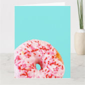 Sprinkle Donut Karte (Vorderseite)