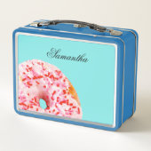 Sprinkle Donut Metall Brotdose (Rückseite)