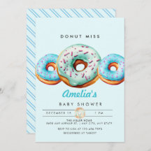 Sprinkle Donut | Niedlich Blue Baby Dusche