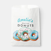 Sprinkle Donut | Niedlich Blue Baby Dusche Geschenktütchen (Vorderseite)