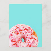 Sprinkle Donut Postkarte (Vorderseite)
