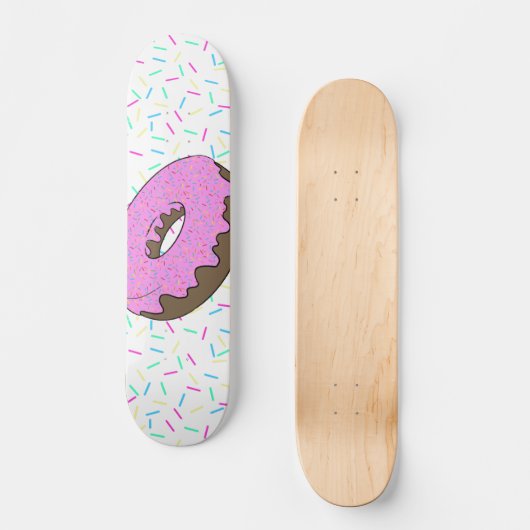 Sprinkle donut Skateboard (Vorderseite)