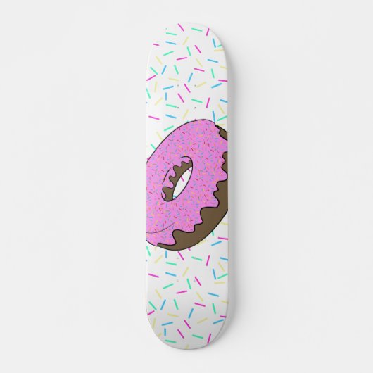 Sprinkle donut Skateboard (Vorne)