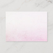 Sprinkle Donuts Pink Ribbon Babydusche Umschließun Begleitkarte (Rückseite)