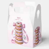 Sprinkle Donuts Pink Ribbon Gevor Box Geschenkschachtel (Geöffnet)