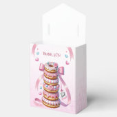 Sprinkle Donuts Pink Ribbon Gevor Box Geschenkschachtel (Geöffnet)