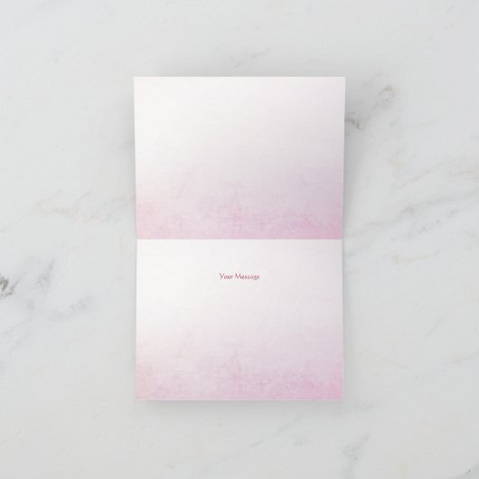 Sprinkle Donuts Rosa Band Danke Karte (Innenseite)