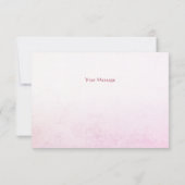 Sprinkle Donuts Rosa Band Danke Karte (Rückseite)