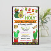 Sprinkle-Dusche Einladung (Stehend Vorderseite)