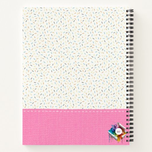 Sprinkle ein kleines Magic-Notebook Notizblock (Rückseite)