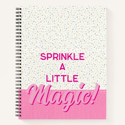 Sprinkle ein kleines Magic-Notebook Notizblock (Vorderseite)