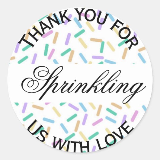 Sprinkle Gevor Sticker (Vorderseite)