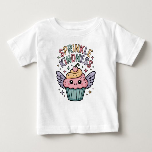 Sprinkle Kindness | Cupcake Baby T-shirt (Vorderseite)