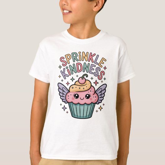 Sprinkle Kindness | Cupcake T-Shirt (Vorderseite)