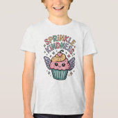 Sprinkle Kindness | Cupcake Tri-Blend Shirt (Vorderseite)