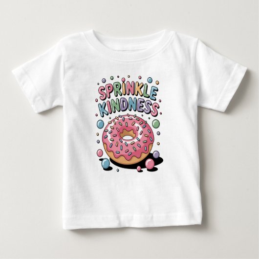 Sprinkle Kindness | Donut Baby T-shirt (Vorderseite)