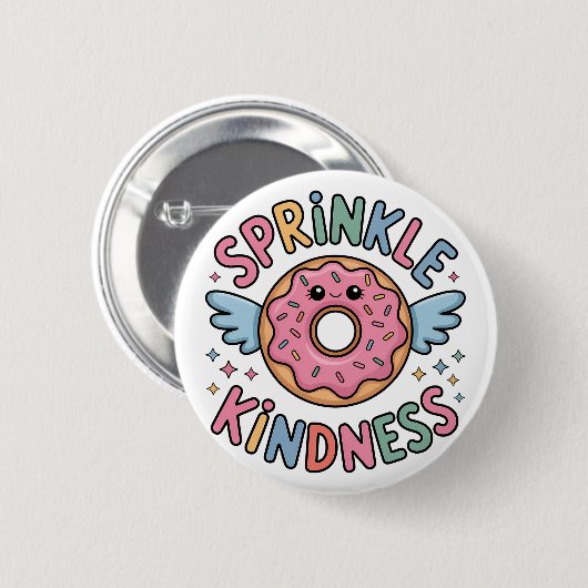 Sprinkle Kindness | Donut Button (Vorne & Hinten)
