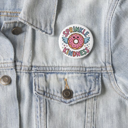 Sprinkle Kindness | Donut Button (Beispiel)