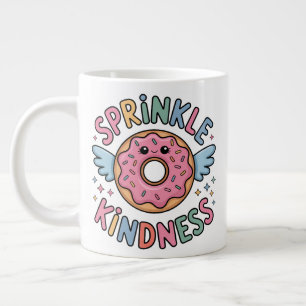 Sprinkle Kindness Donut Jumbo-Tasse